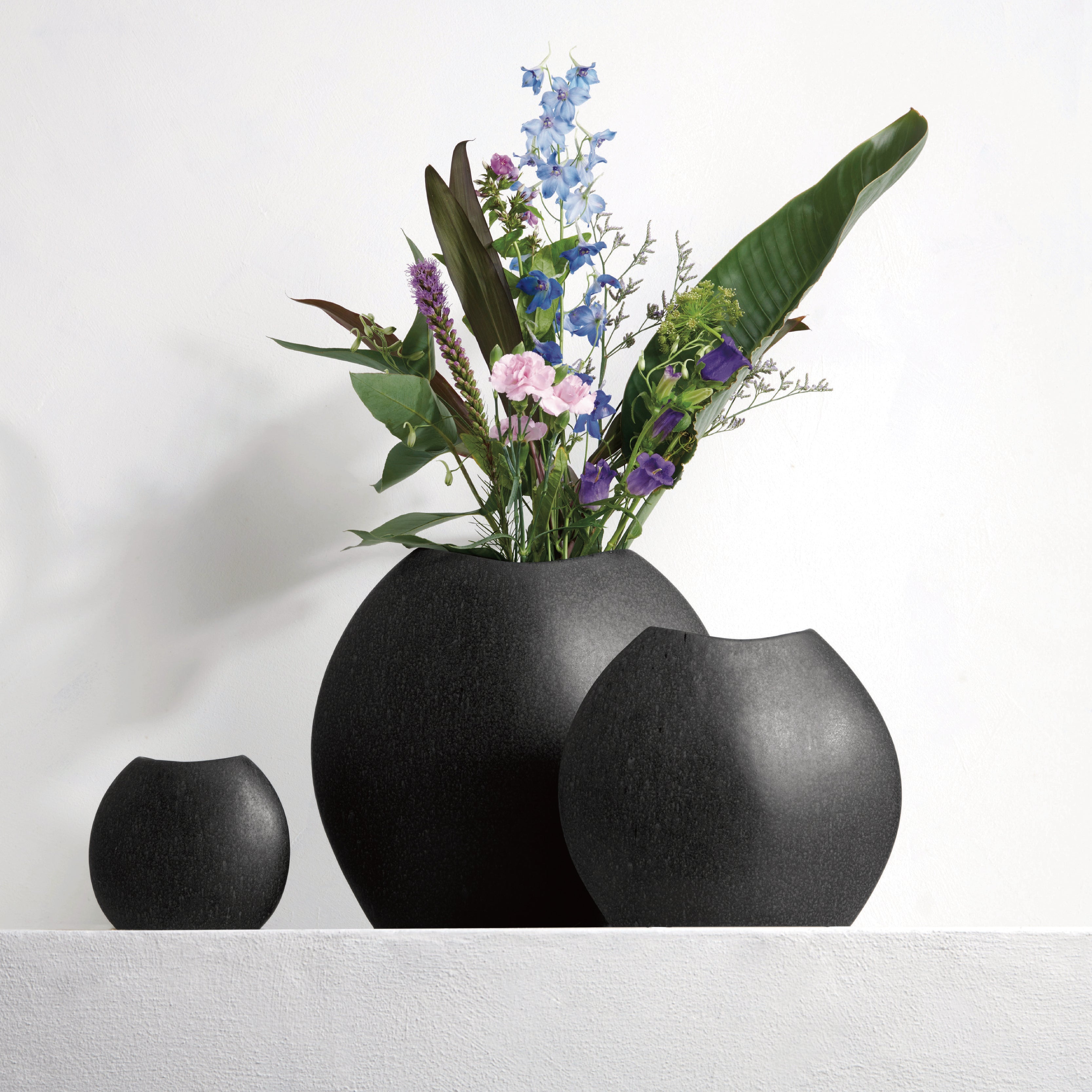 Moon Vase H16cm / Living Talk Decor リビングトークデコール