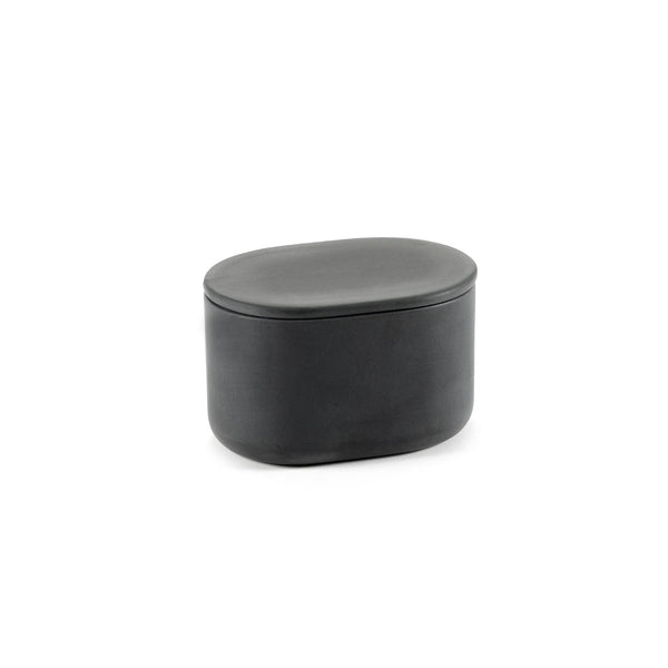 Box With Lid Oval Cose L(グレー)