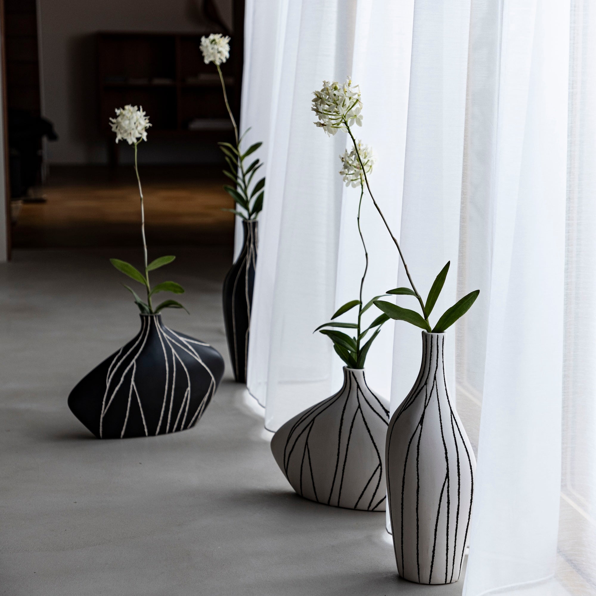 004 - ヴィンテージ花瓶 Glass Flower Vase / ガラス フラワーベース (花瓶) / GV-004 | BANSE