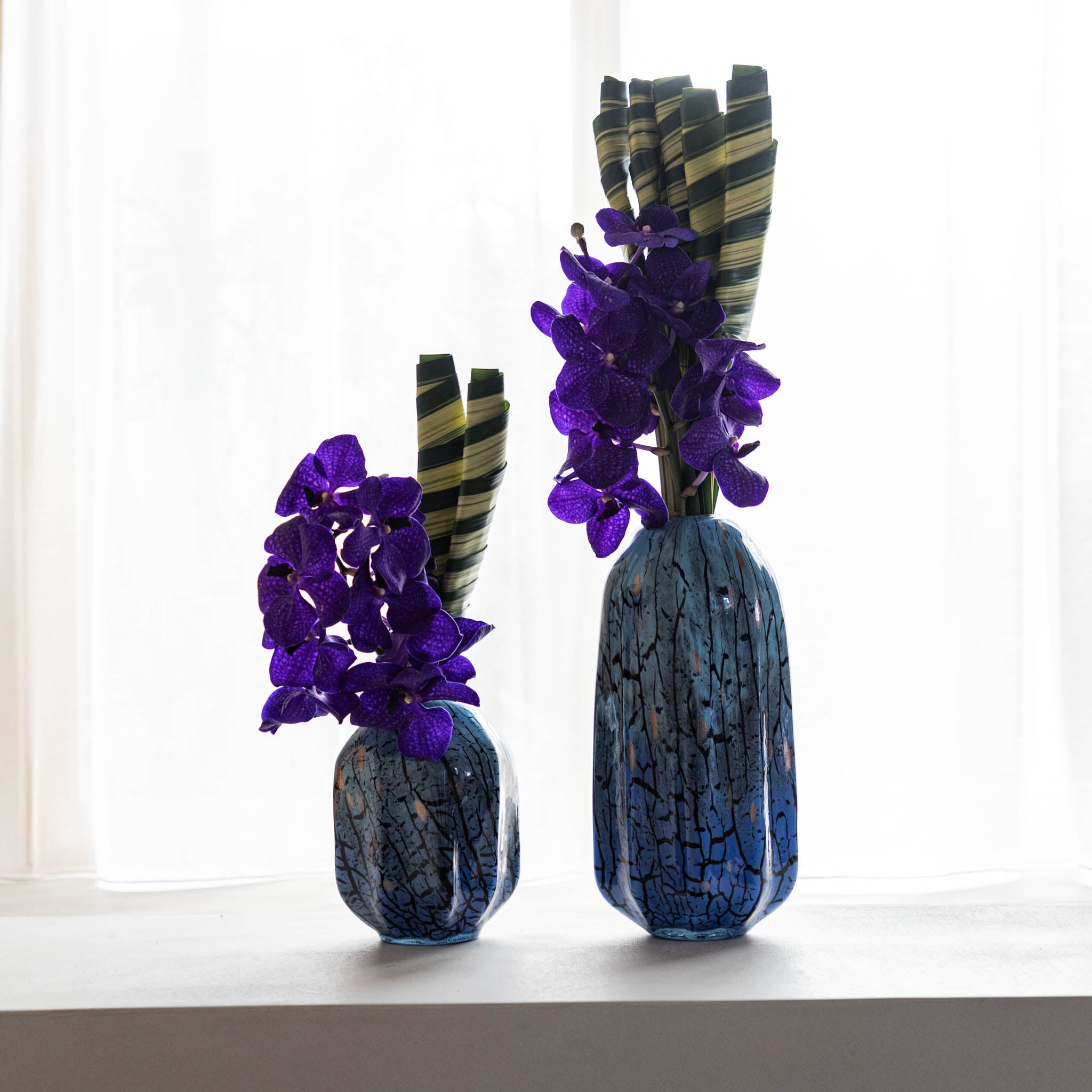 鉢と花瓶 PATINA Vase TACP928BL H35.5cm / Living Talk Decor リビングトーク