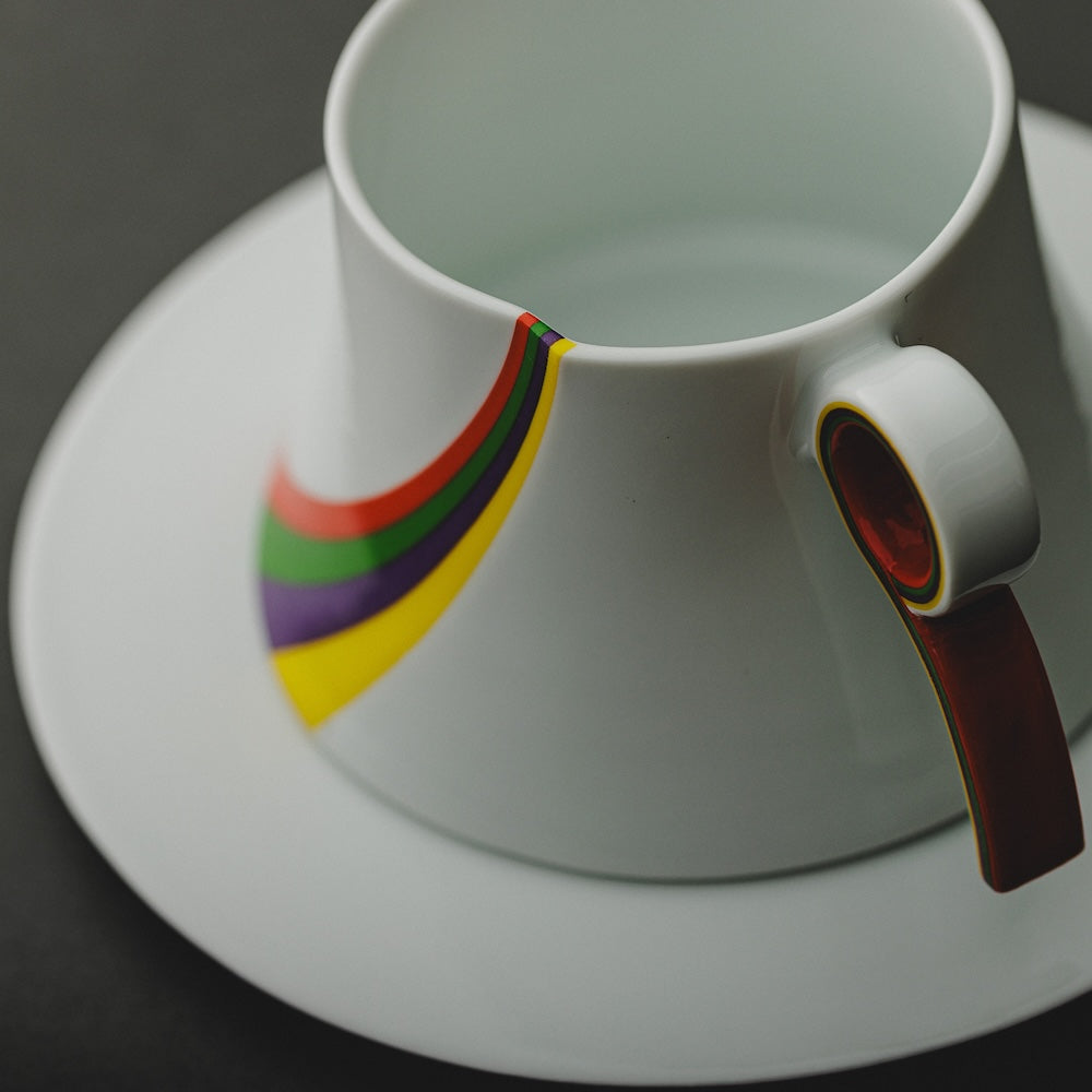 装飾的なカップ 12個セット 雅】十二単 カップ＆ソーサー/ Living Talk Decor リビングトークデコール