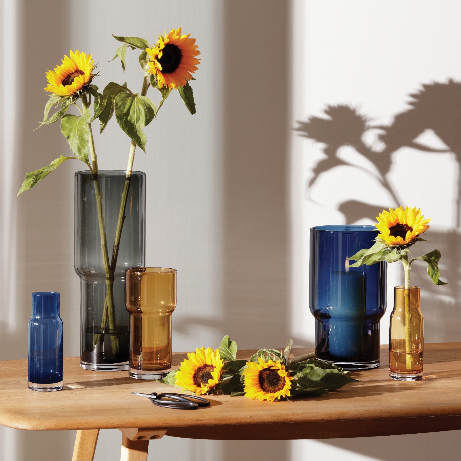 Utility ユーティリティー Vase H22cm（アンバー） / LSA international エルエスエーインターナショナル –  Living Talk Decor