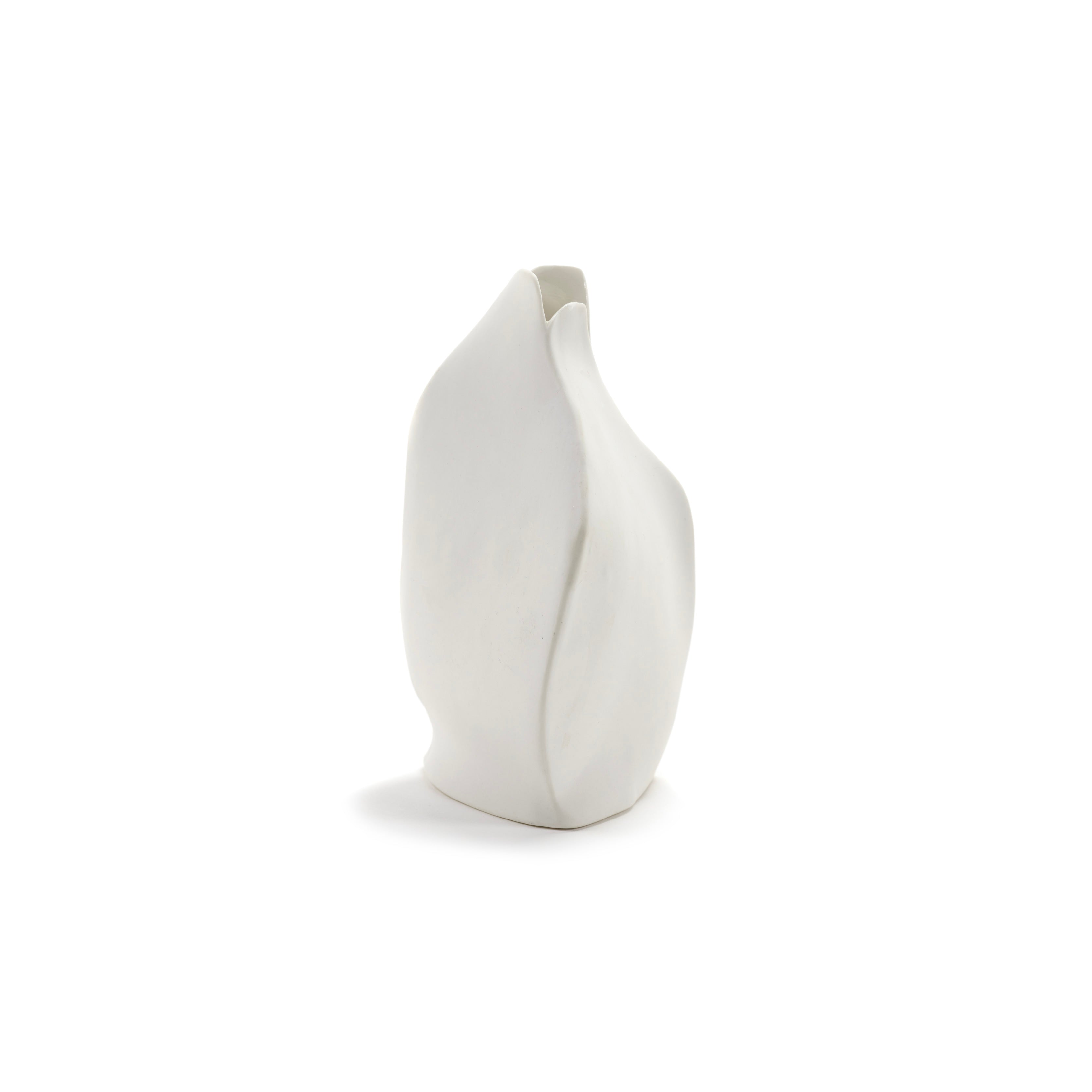 Bloemenvaasje Roos H13.5cm (ホワイト) / Living Talk Decor リビング