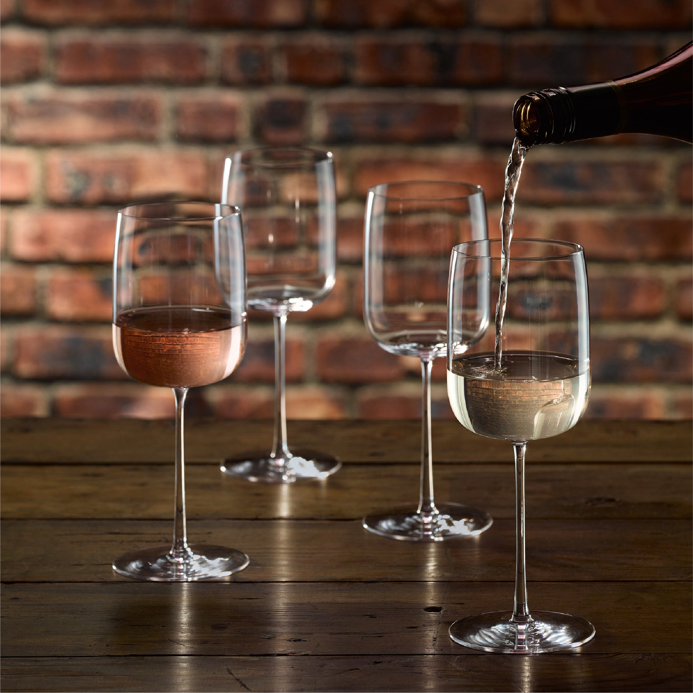 BOROUGH ボロー Wine Glass ×4/ Living Talk Decor リビングトークデコール