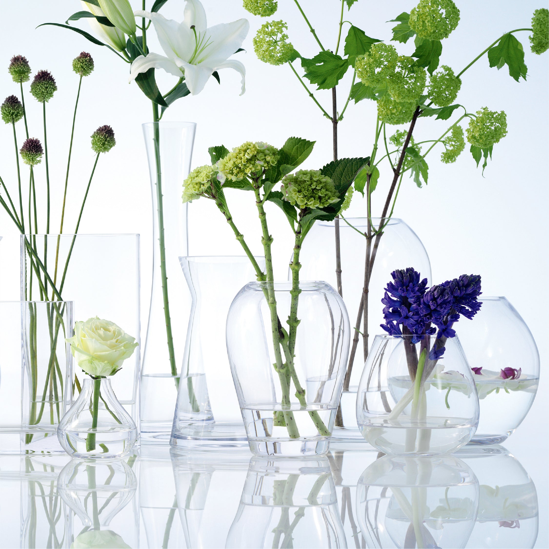 FLOWER フラワー Round Bouquet Vase H22cm/ Living Talk Decor