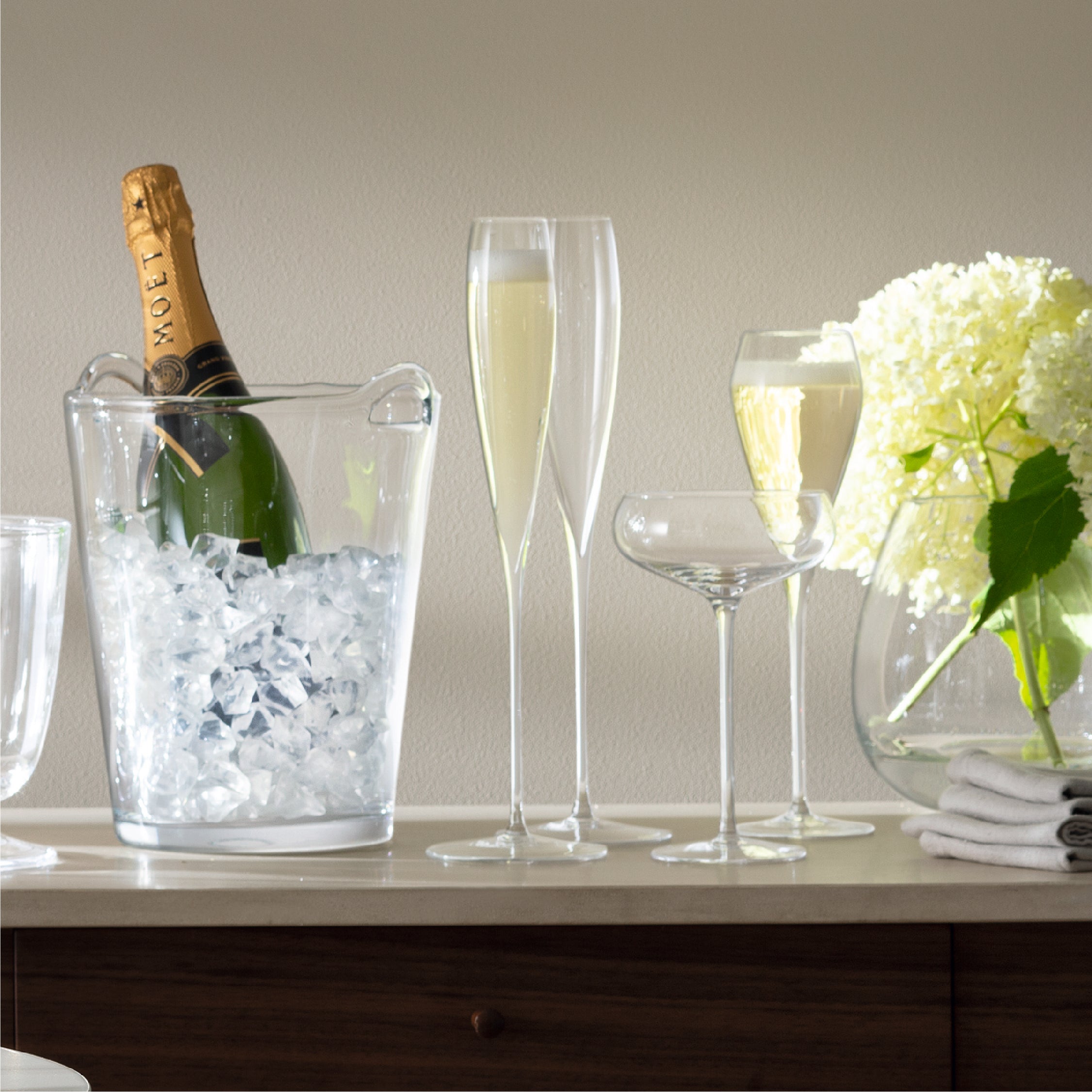 WINE ワイン Grand Champagne Flute ×2 / Living Talk Decor リビング
