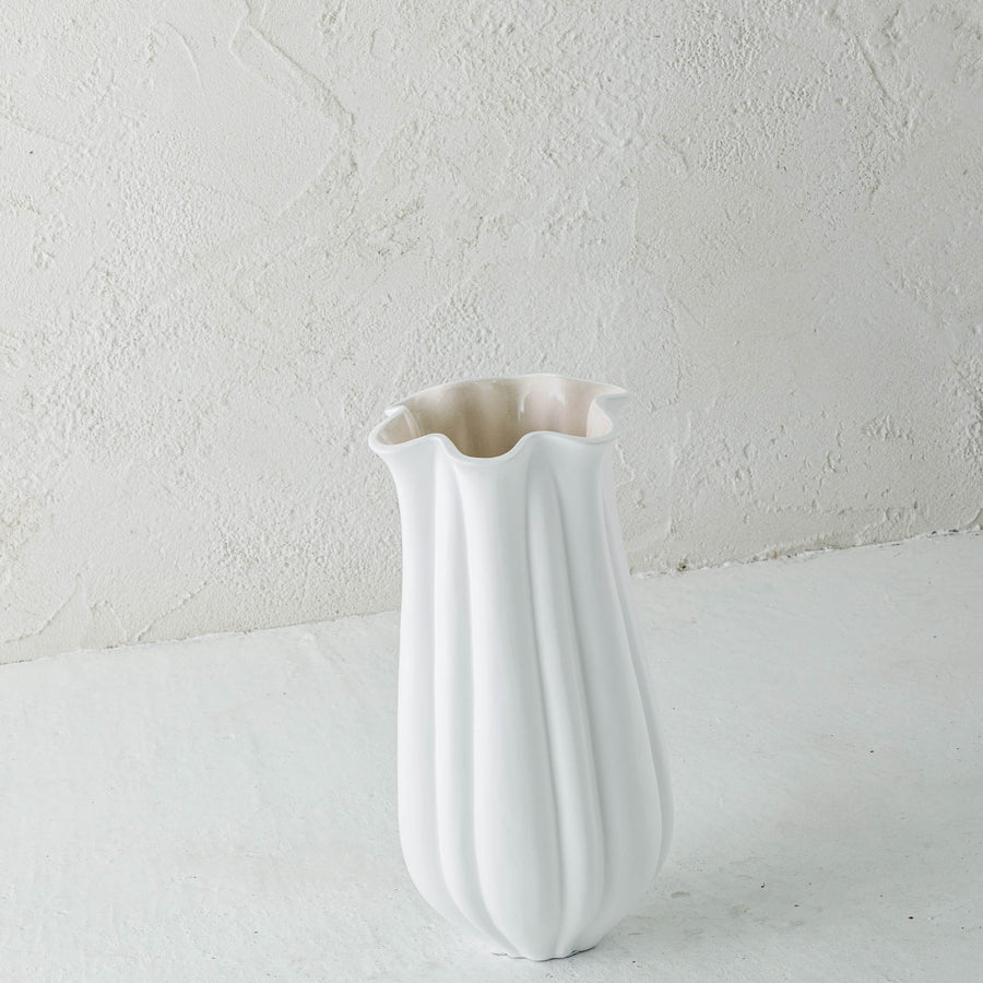PATINA Vase TACP888OW H39cm（ホワイト）