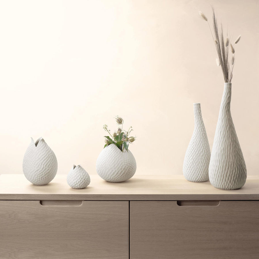 Carve Vase H18cm / Living Talk Decor リビングトークデコール
