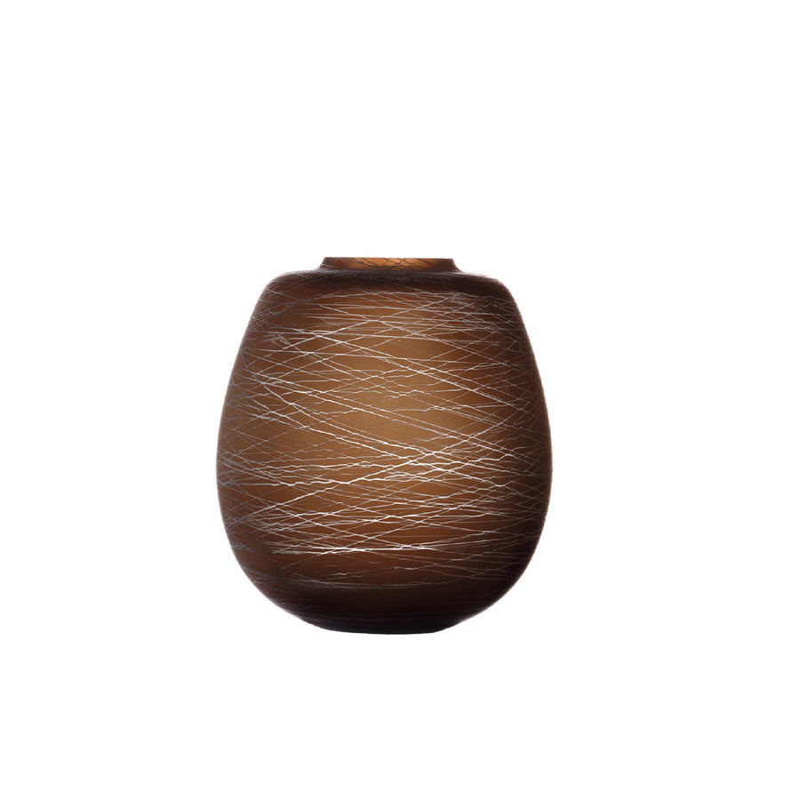 BOULDER ブルダー Vase H26cm（ブラウン）