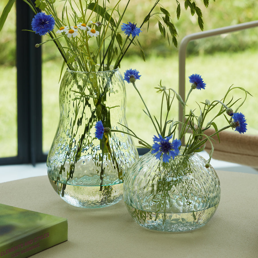 ガラス蓋付きデキャンター、フラワーアレンジメントSIA CANOPY キャノピー VASE H23cm / Living Talk Decor リビングトーク
