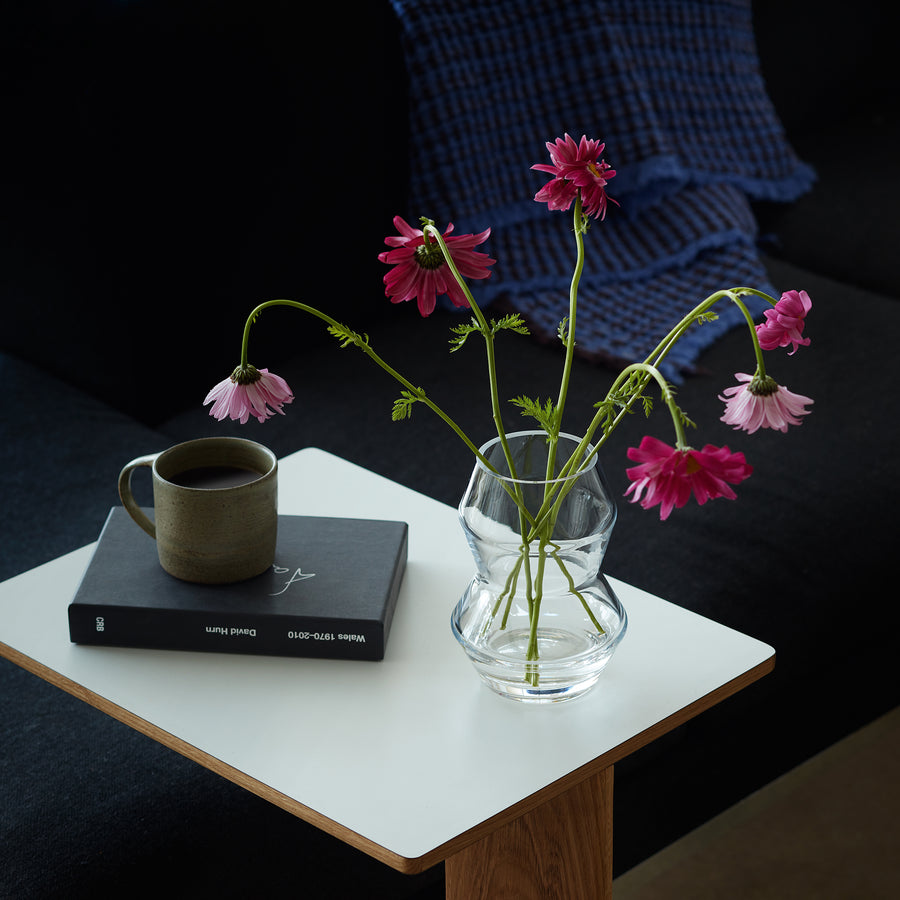 Sculpt Vase H16cm (クリア)