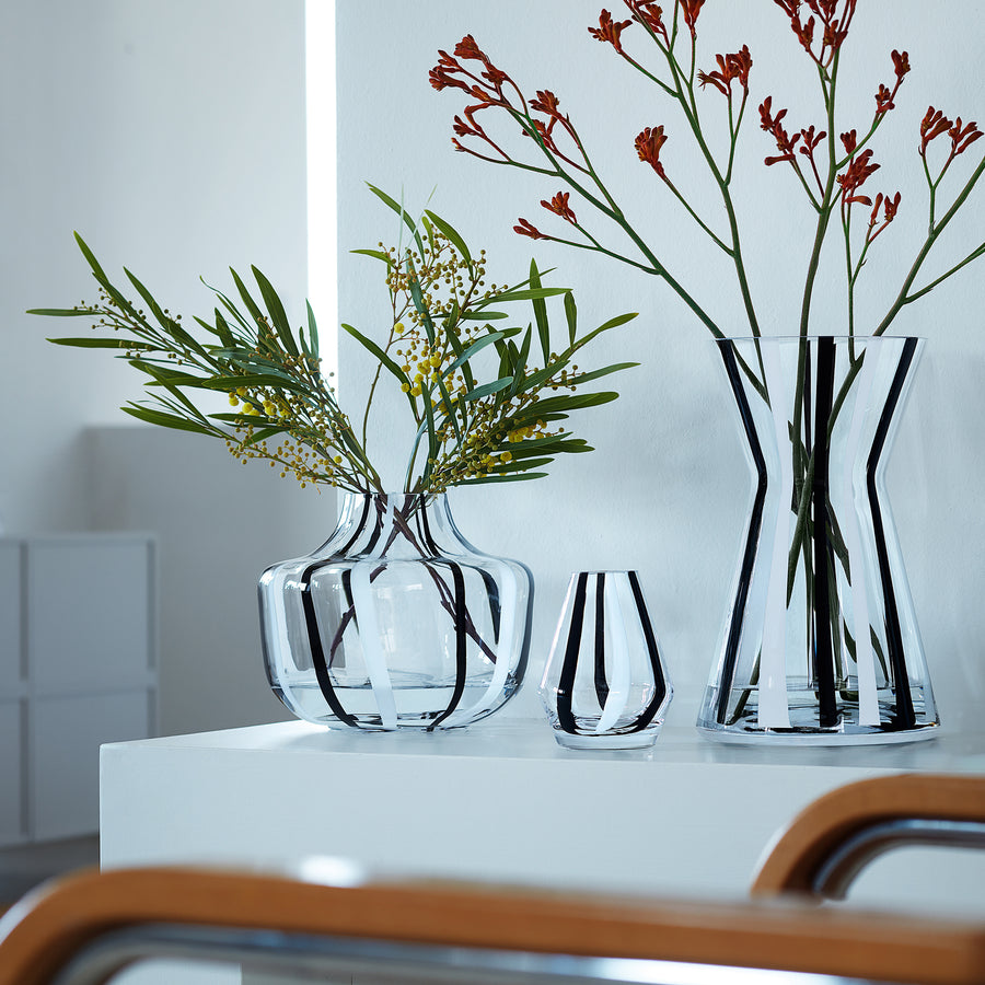 STRIPE VASE H20cm / Living Talk Decor リビングトークデコール