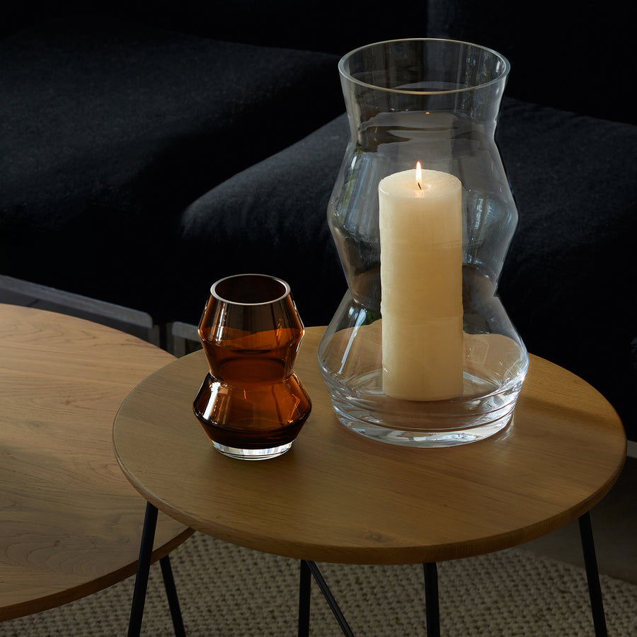 Sculpt Vase H16cm (ブラウン)