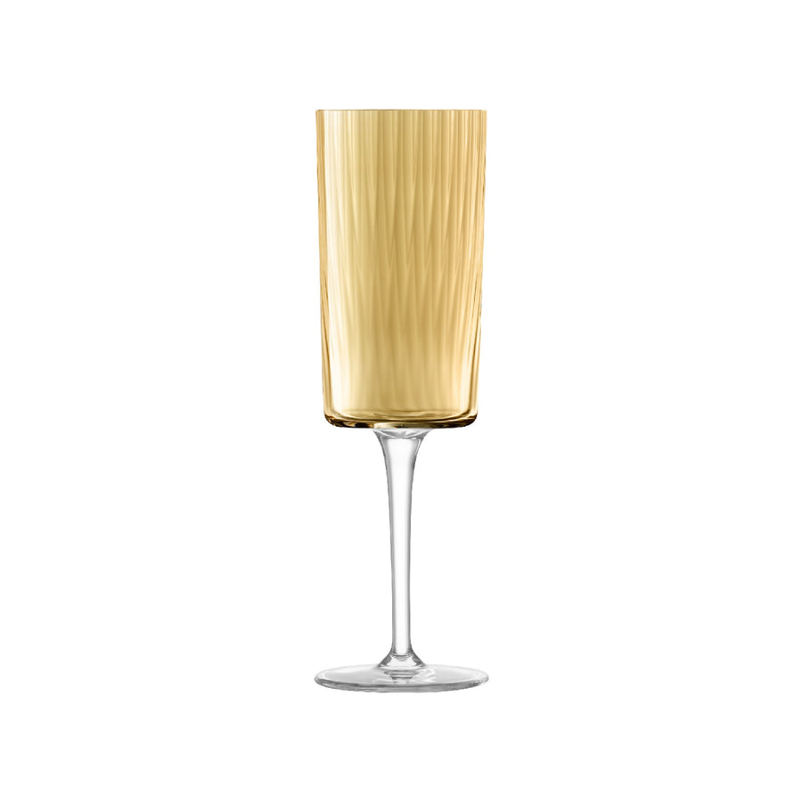 GEMS ジェムズ Champagne Flute 210ml ×4（アソート アンバー）