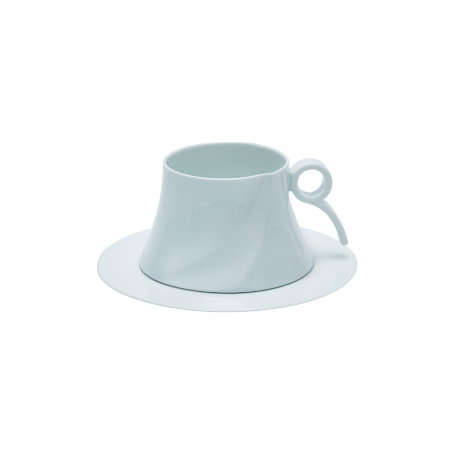 【雅】白絹　カップ＆ソーサー