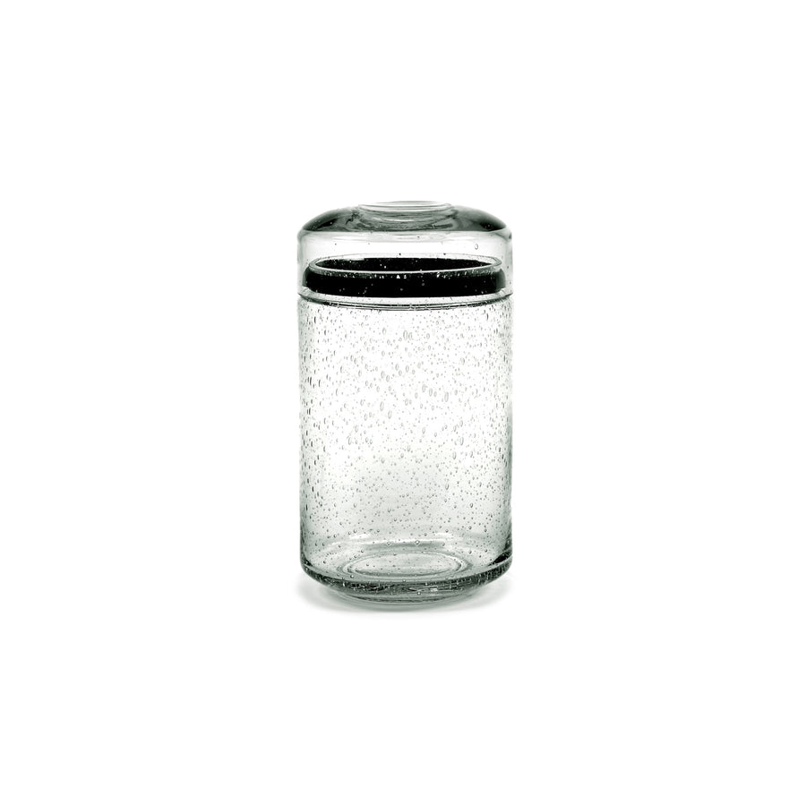 Jar With Lid L Pure H22cm (クリア)