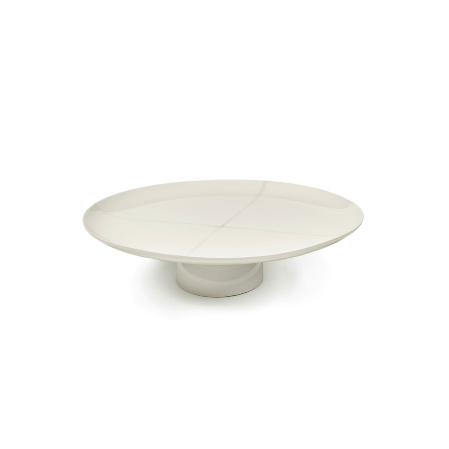 Cake Stand Salt Zuma H8cm (ホワイト)