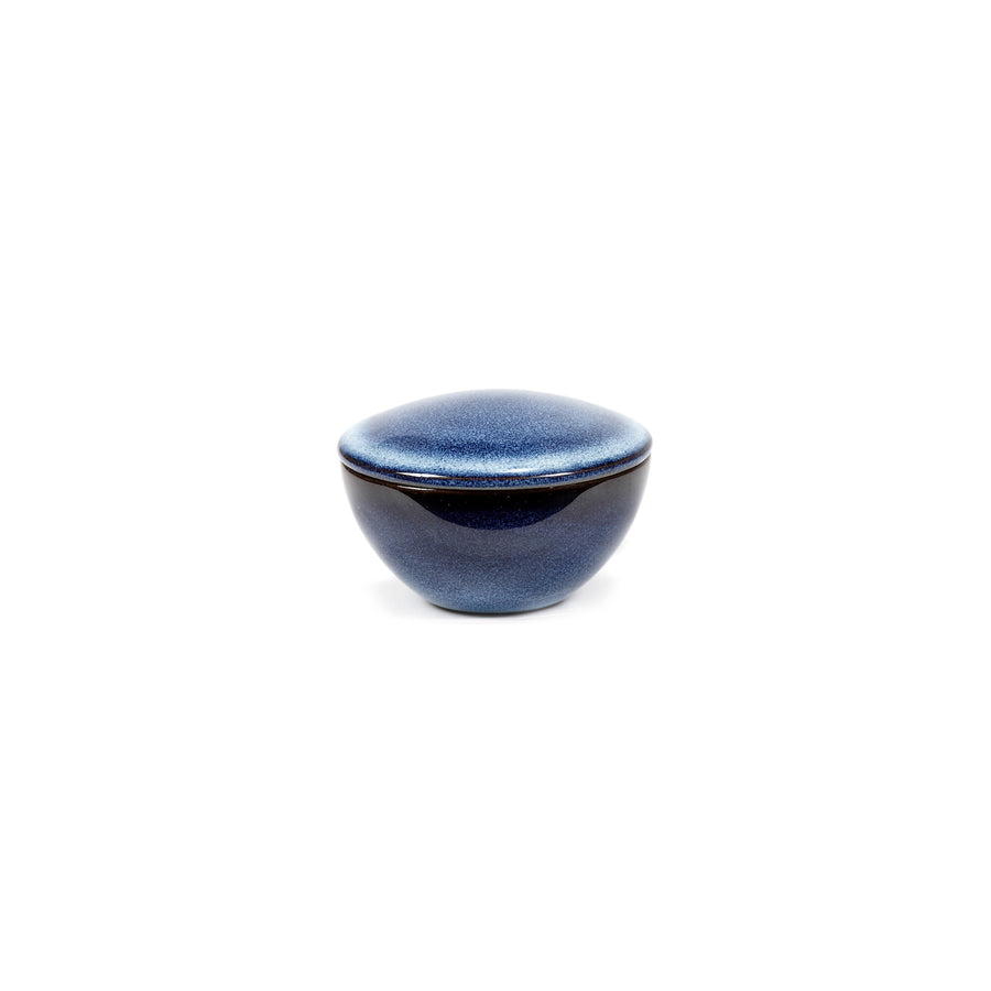 Bowl With Lid S Dark Blue Pure H5cm (ブルー)