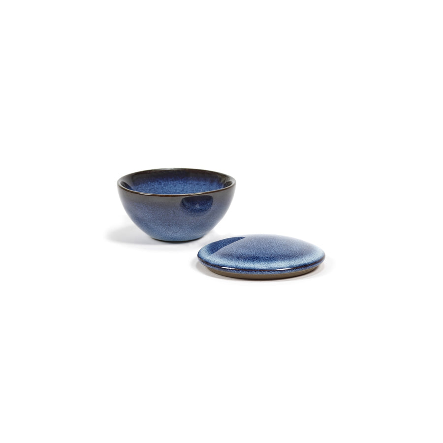 Bowl With Lid S Dark Blue Pure H5cm (ブルー)