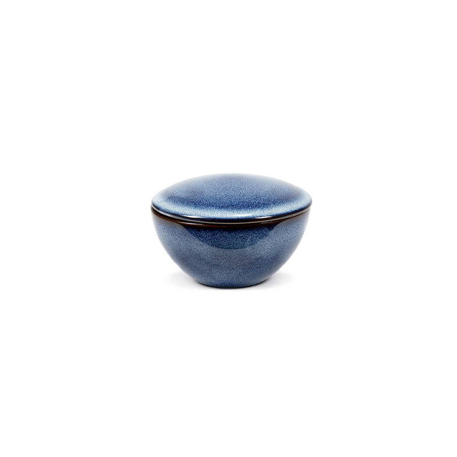 Bowl With Lid L Dark Blue Pure H7cm (ブルー)