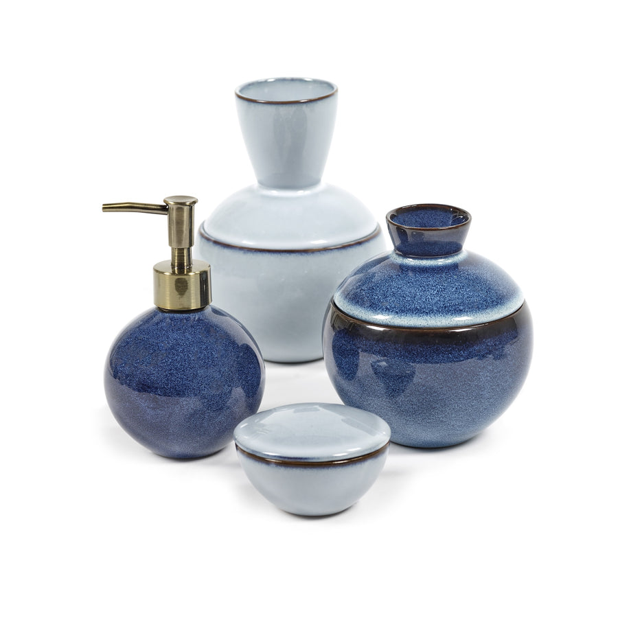 Soap Dispenser Dark Blue Pure H9cm (ブルー)