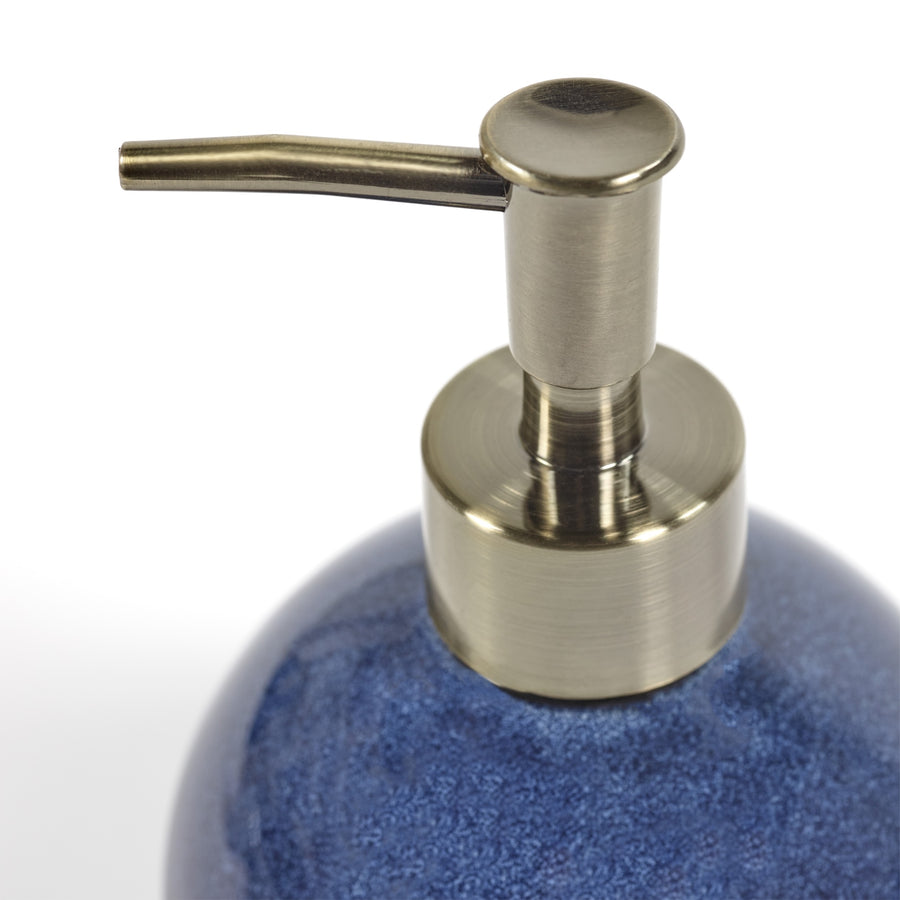 Soap Dispenser Dark Blue Pure H9cm (ブルー)