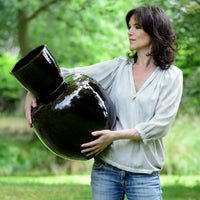 SERAX Vase M Brown Black Pure H45cm / Living Talk Decor リビング