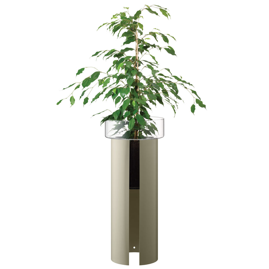 TERRAZZA テラッツァ Planter H75cm(Clear/Concrete Grey)