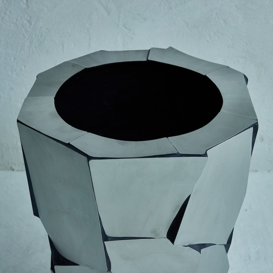 Satin Stainless Vase H75cm THD22358SA