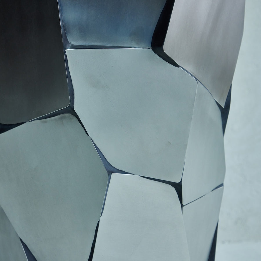 Satin Stainless Vase H75cm THD22358SA