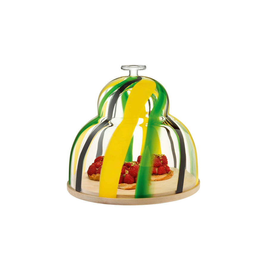 Folk Dome & Ash Base  H27.5cm（Black/Green/Yellow）