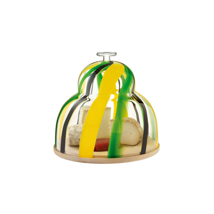 Folk Dome & Ash Base  H27.5cm（Black/Green/Yellow）