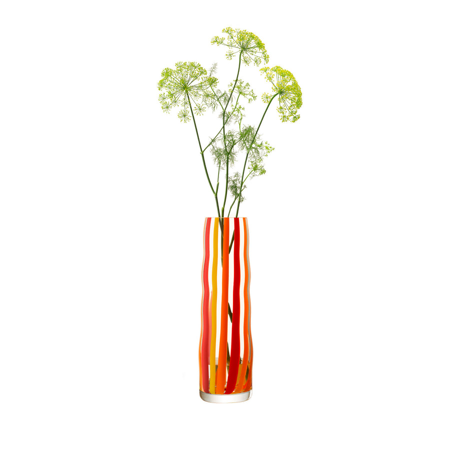 Folk Vase  H31.5cm（Orange/Red/Yellow）