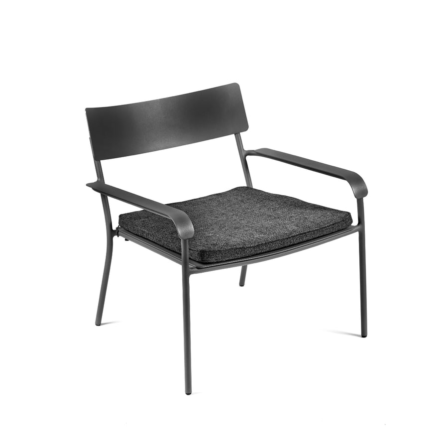 Cushion Lounge Chair August Black