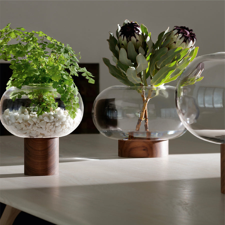 OBLATE オブレート Vase H21.5cm(クリア)