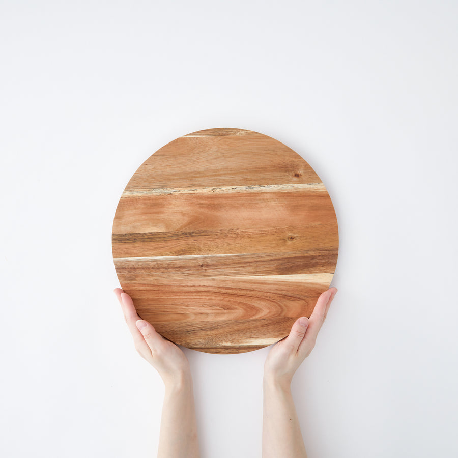 Wooden Plate Dunes XL 33cm