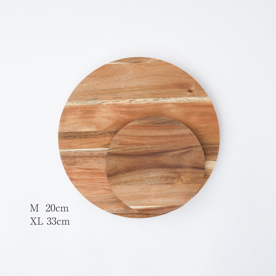Wooden Plate Dunes XL 33cm
