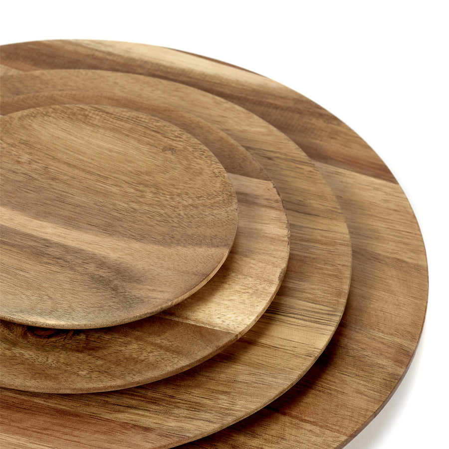 Wooden Plate Dunes M 20cm