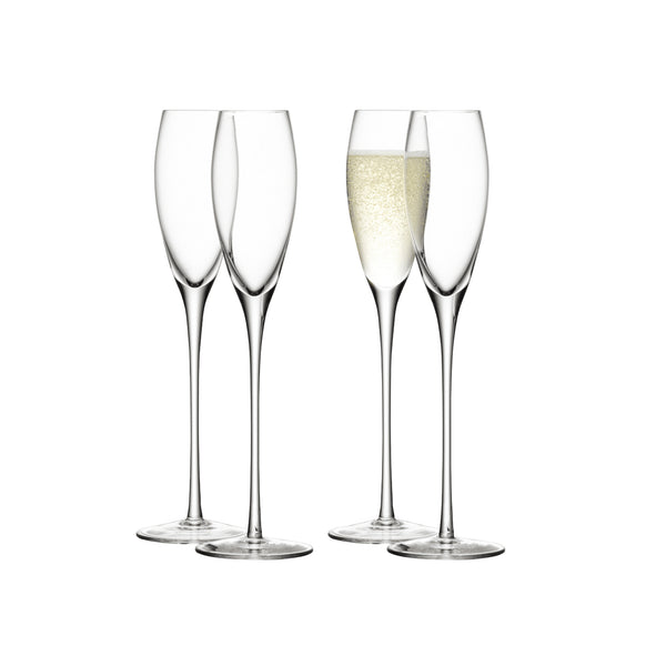 WINE ワイン Champagne Flute ×4