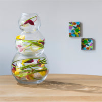 Lady Lisa レディーリザ Glass Vase H17cm / Living Talk Decor